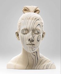 Voice from deep / 37 x 18 x 30 cm / limewood / 2021